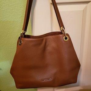Michael Kors Raven Large Leather Shoulder Bag